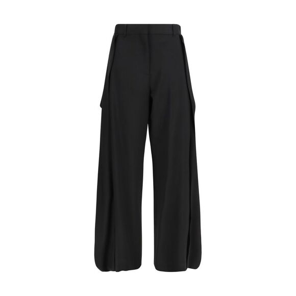 LOEWE Denim - Loewe Women Draped Wool Pants
